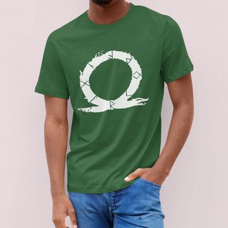 Nome do produtoCAMISETA GOD OF WAR LOGO BRANCA (VÁRIAS CORES)