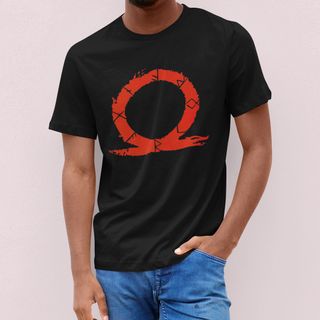 Nome do produtoCAMISETA GOD OF WAR LOGO VERMELHA