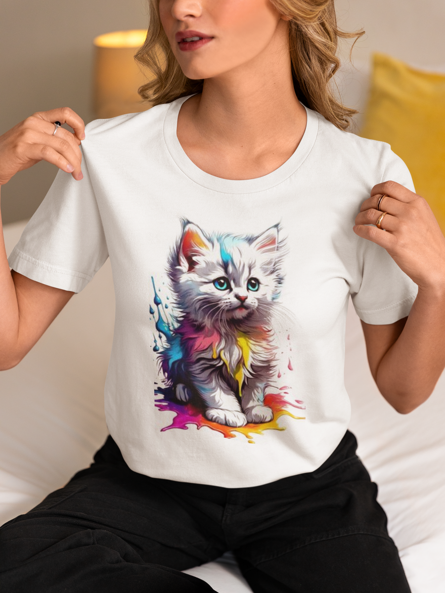 Nome do produto: Camiseta Art Cat 1