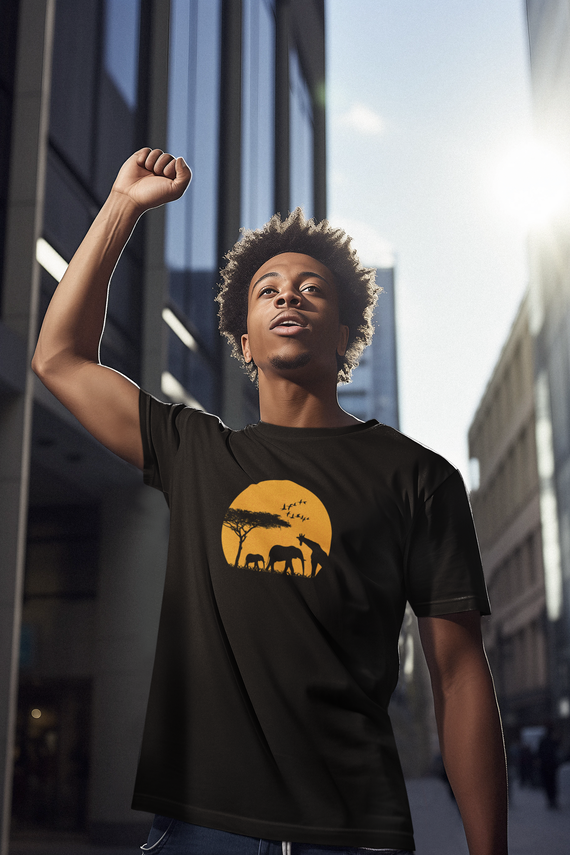 Camiseta básica África
