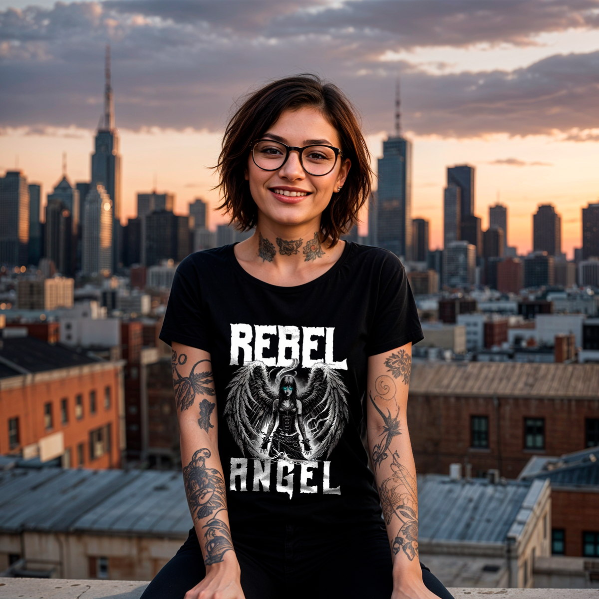 Nome do produto: CAMISA REBEL ANGEL 