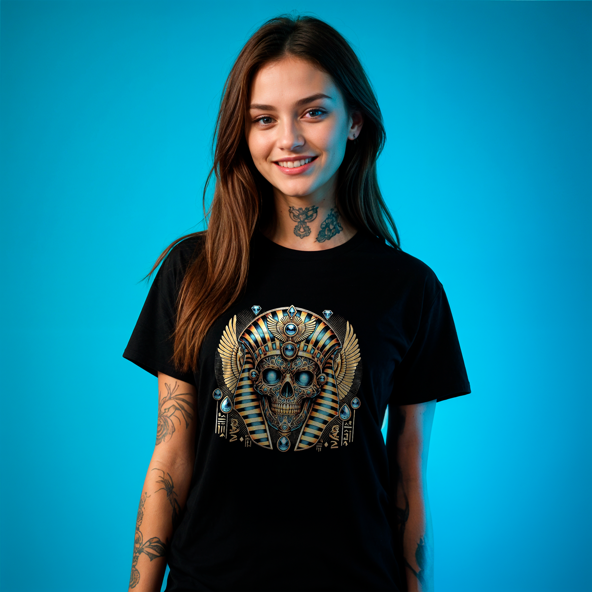 Nome do produto: CAMISA SKULL PHARAOH