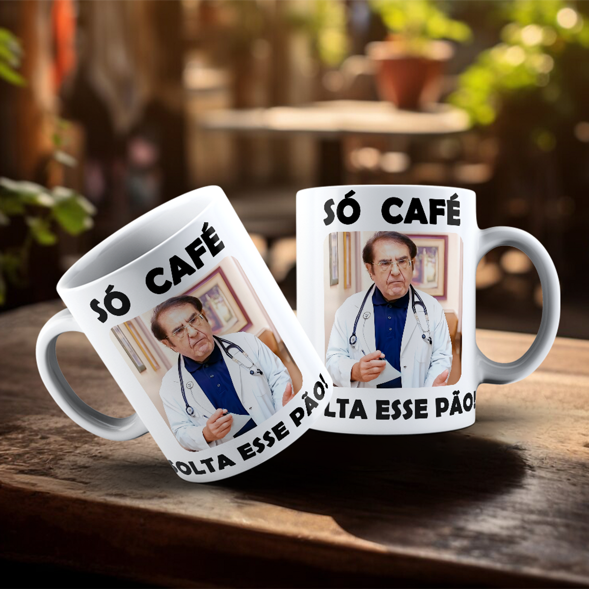 Nome do produto: CANECA SÓ CAFÉ