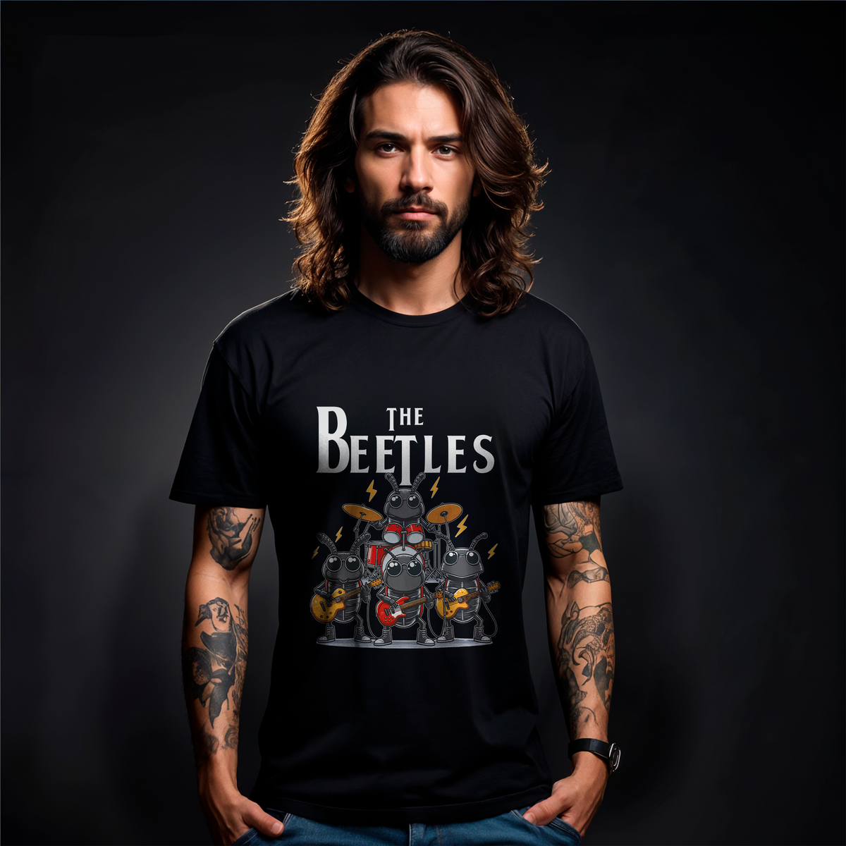 Nome do produto: CAMISA THE BEETLES 