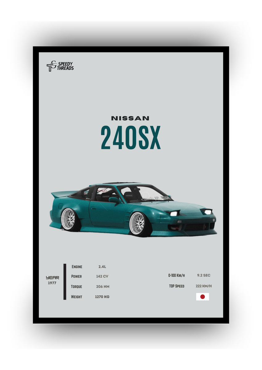 Nome do produto: POSTER NISSAN 240SX