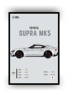 POSTER TOYOTA SUPRA MK5