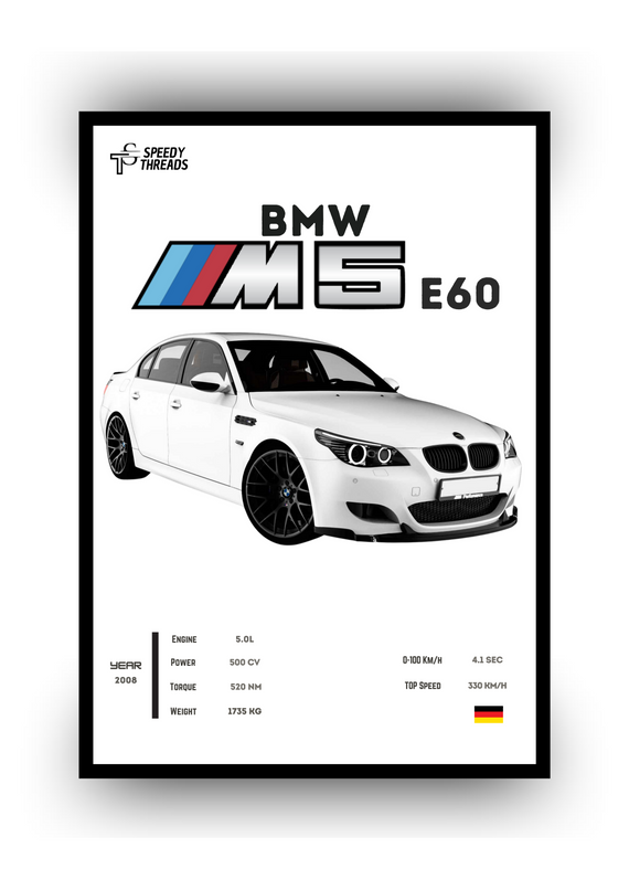 POSTER BMW M5 E60