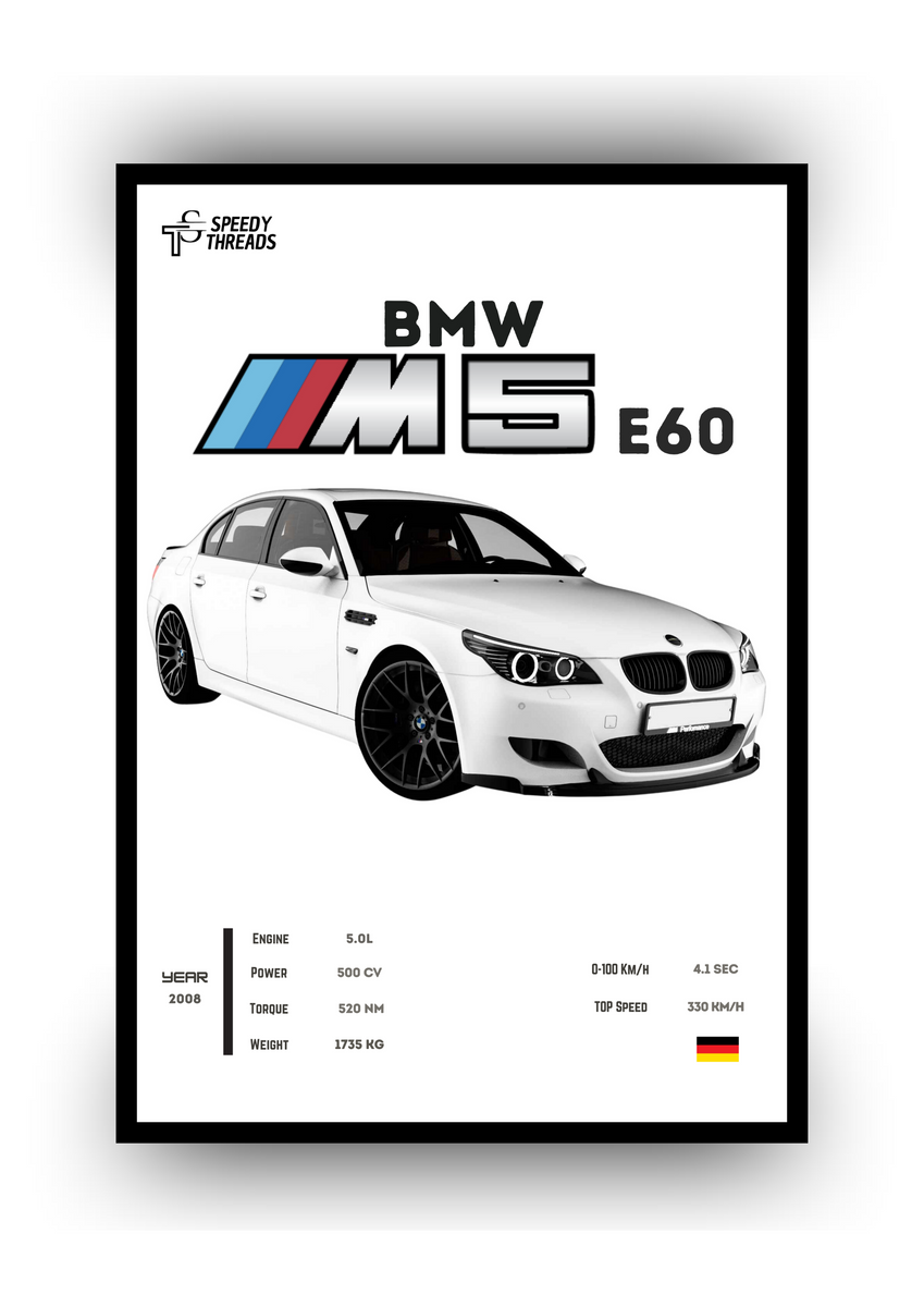 Nome do produto: POSTER BMW M5 E60