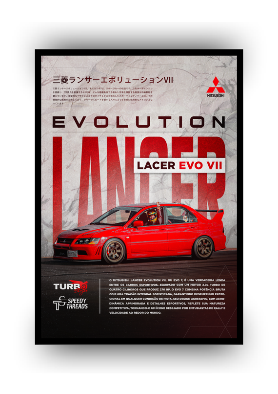 POSTER MITSUBISHI LANCER EVO VII