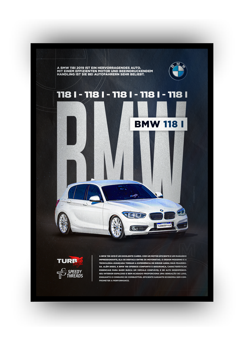 Nome do produto: POSTER BMW 118i