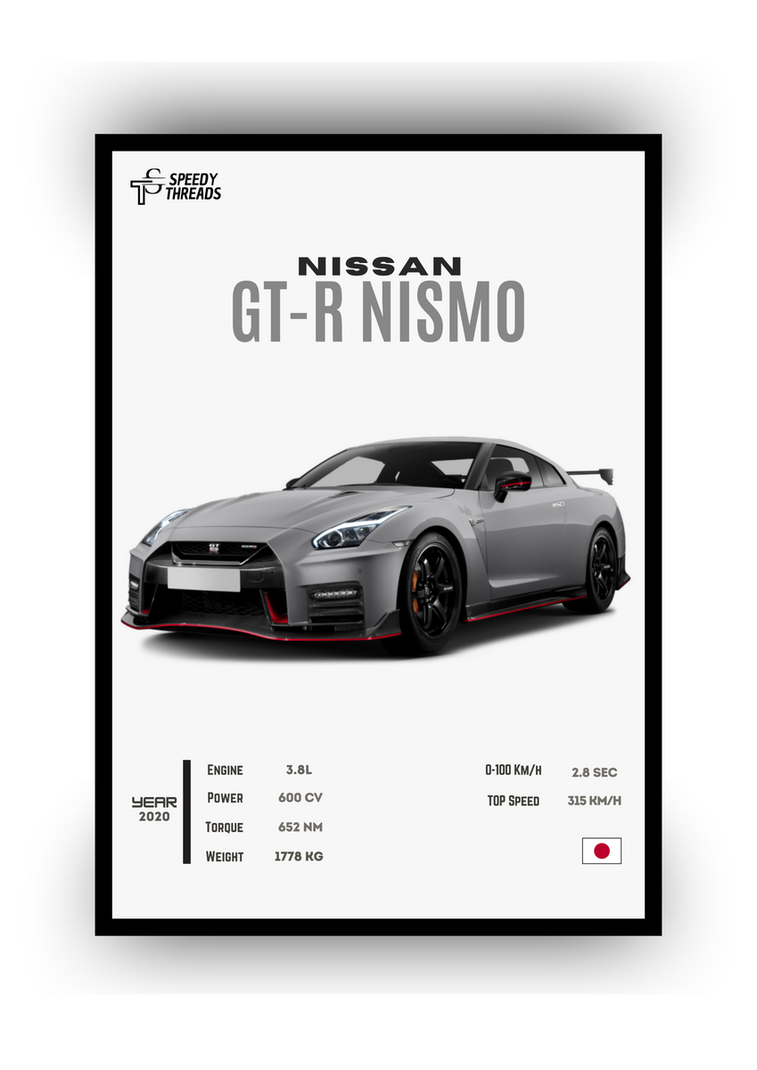 Nome do produto: POSTER NISSAN GT-R NISMO