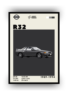 POSTER NISSAN GT-R R32