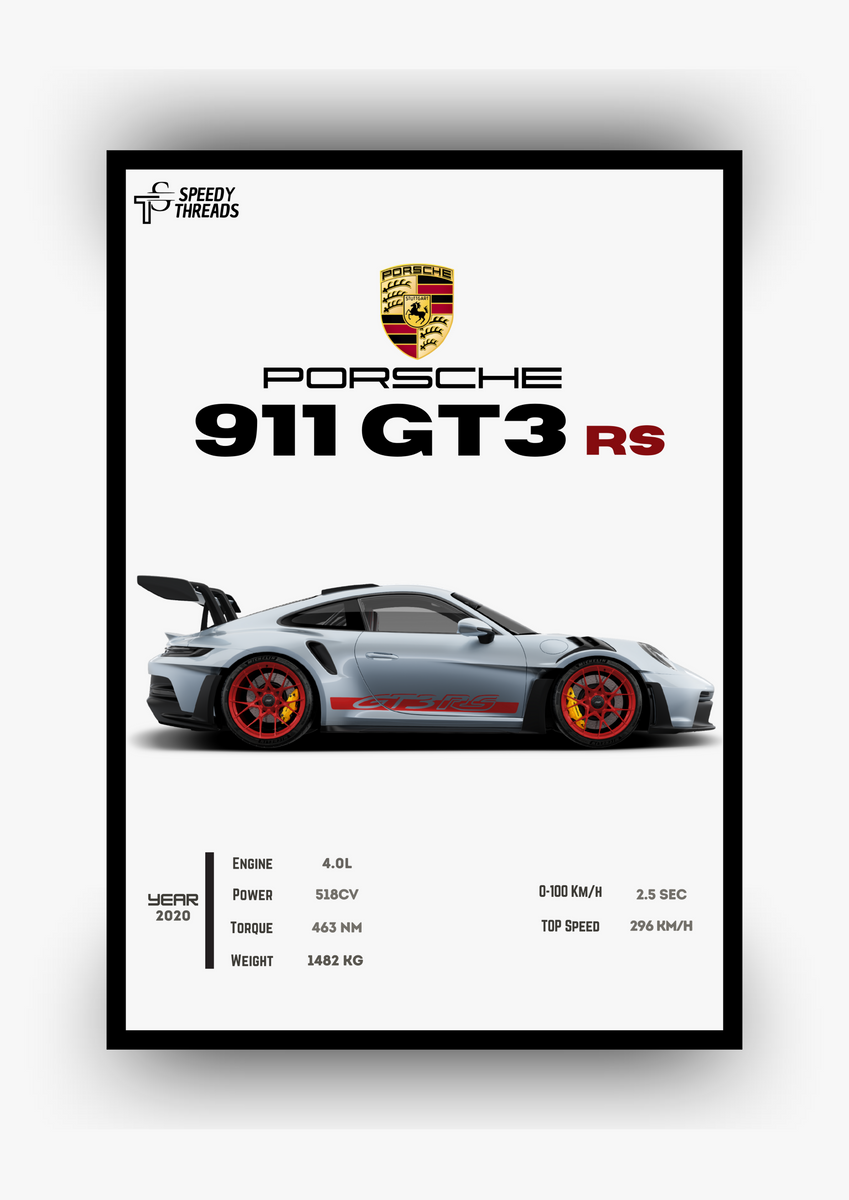 Nome do produto: POSTER PORSCHE 911 GT3 RS