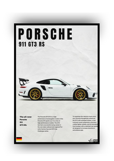 POSTER PORSCHE 911 GT3 RS