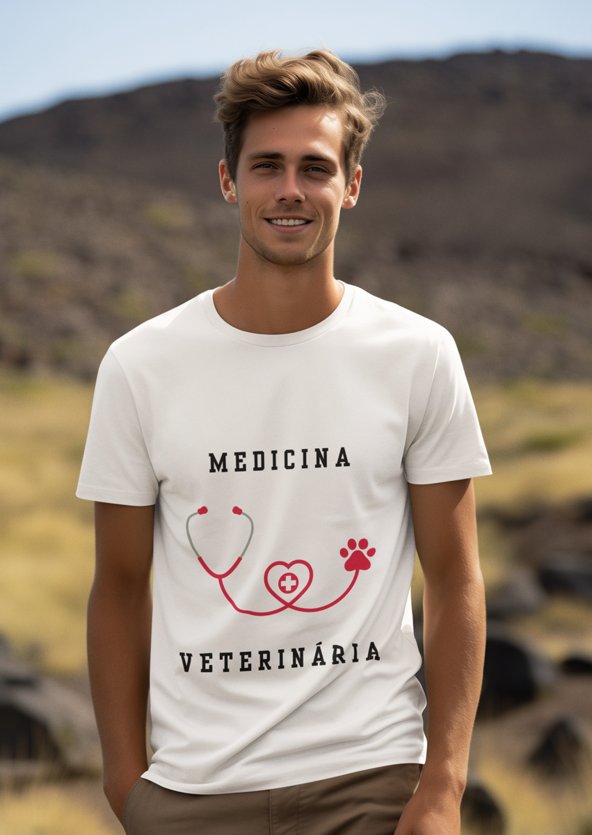 Nome do produto: Camiseta Medicina Veterinária mod 03