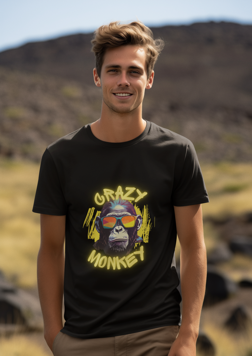Nome do produto: Camiseta Crazy monkey