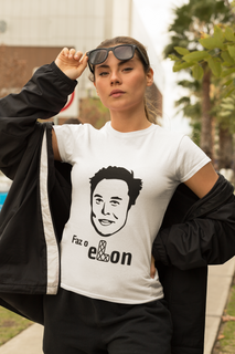 Camiseta Baby Long Faz o Elon