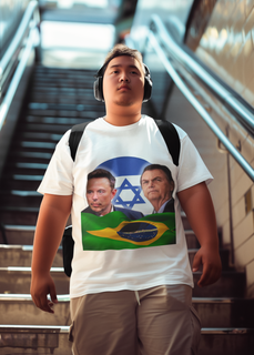 Camiseta Elon Musk e Bolsonaro