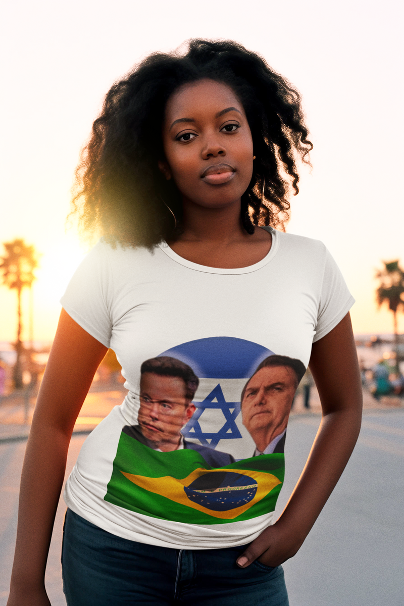 Nome do produto: Camiseta Baby Long Elon Musk e Bolsonaro