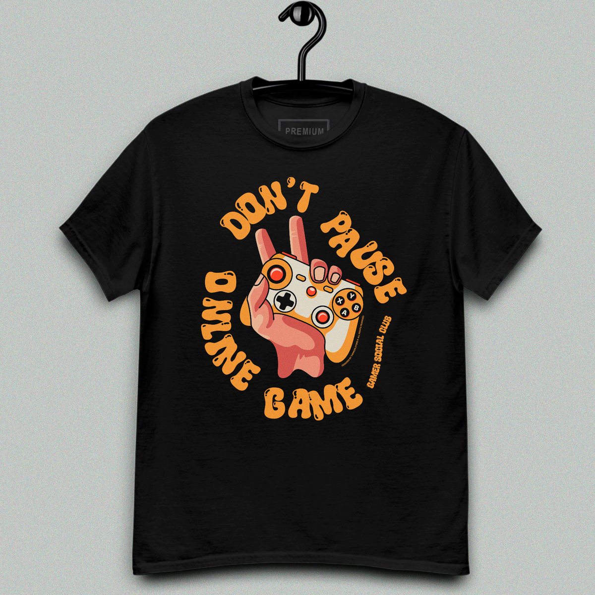 Nome do produto: Camiseta - Dont Pause Online Game