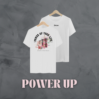 Camiseta 'Power Up' Branca