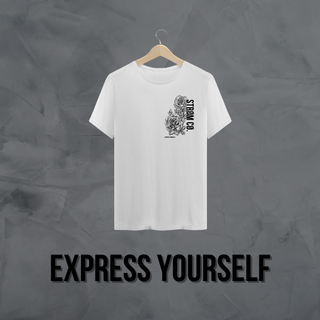 Camiseta 'Express Yourself' Branca