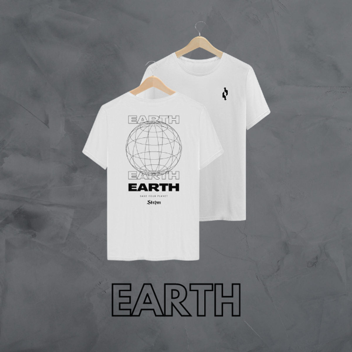 Nome do produto: Camiseta \'EARTH\' Branca