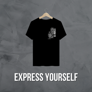 Camiseta 'Express Yourself' Preta