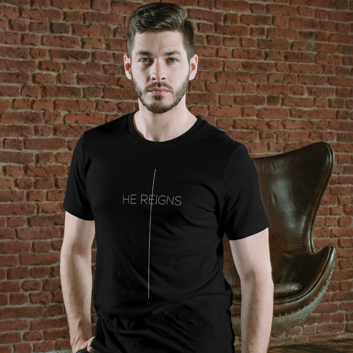 Nome do produto: Camiseta T-Shirt Quality He Reigns - Unissex