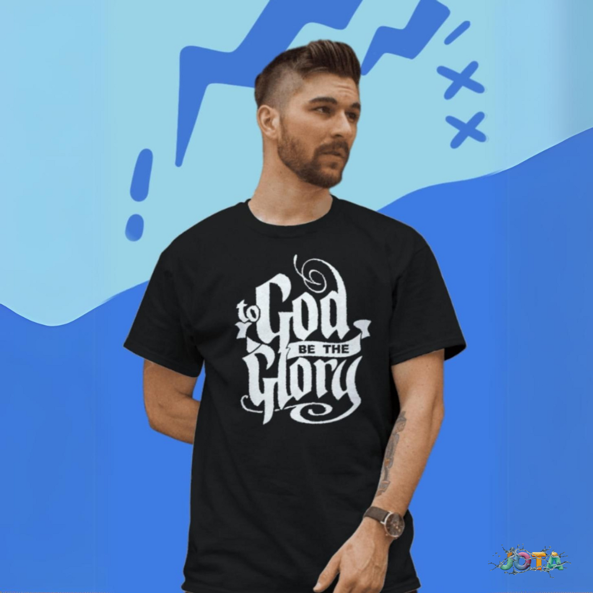 Nome do produto: Camiseta T-Shirt Quality To God Be The Glory - Unissex