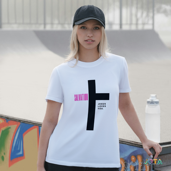 Camiseta T-Shirt Quality Salvation Jesus Lover You - Unissex