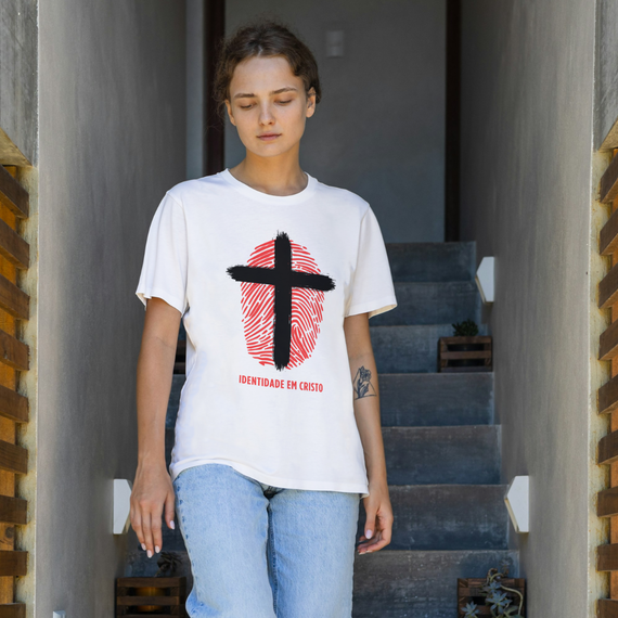 Camiseta T-Shirt Quality Identidade em Cristo - Unissex