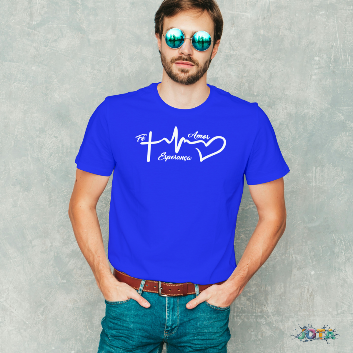 Nome do produto: Camiseta T-Shirt Quality  Fé Amor Esperança - Unissex
