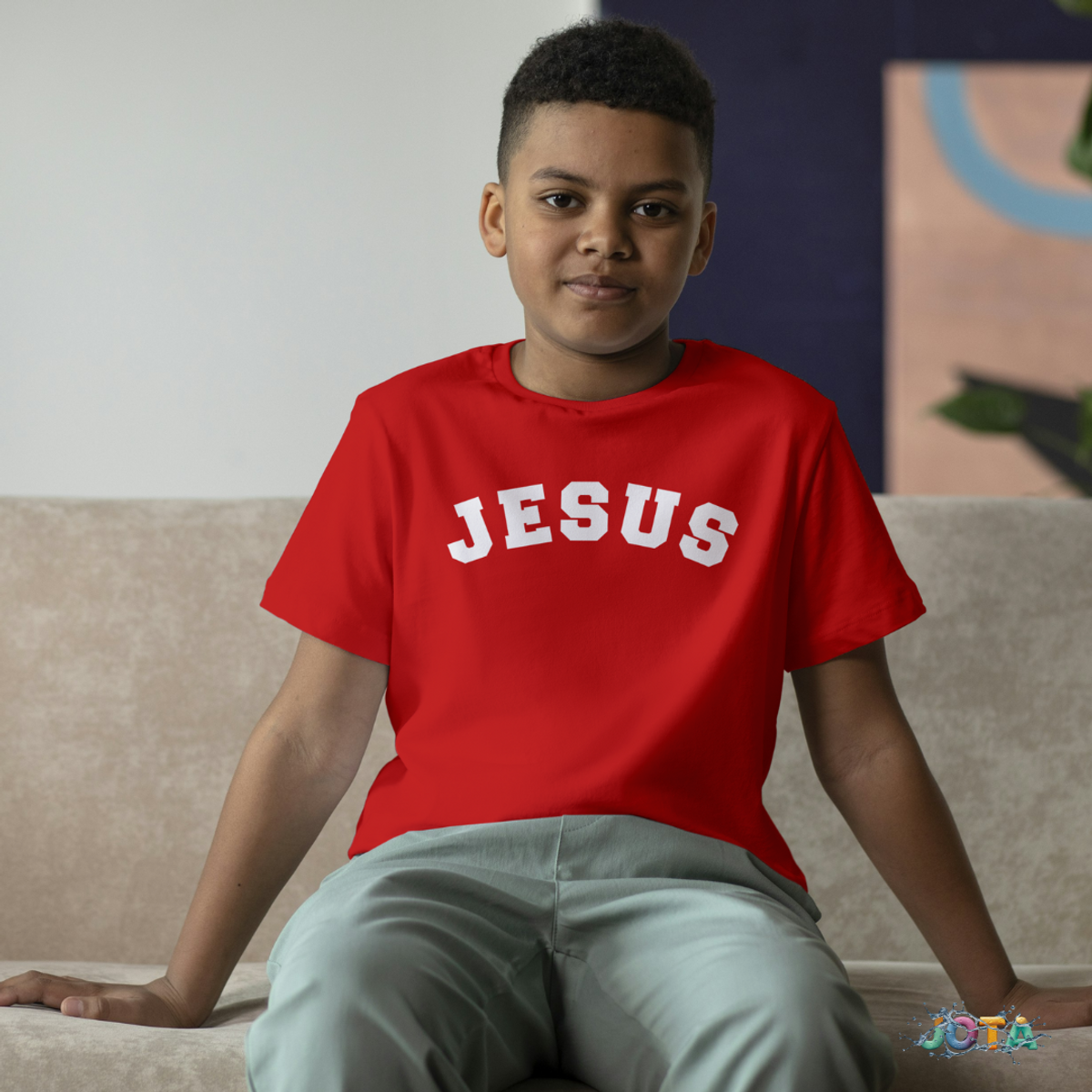 Nome do produto: Camiseta Quality Infantil (10 a 14 anos) Jesus - Unissex
