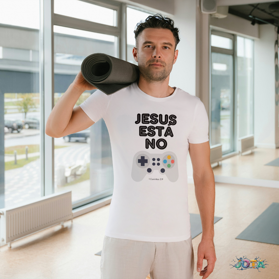 Camiseta T-Shirt Quality Jesus Está no Controle - Unissex