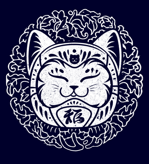 Daruma Cat