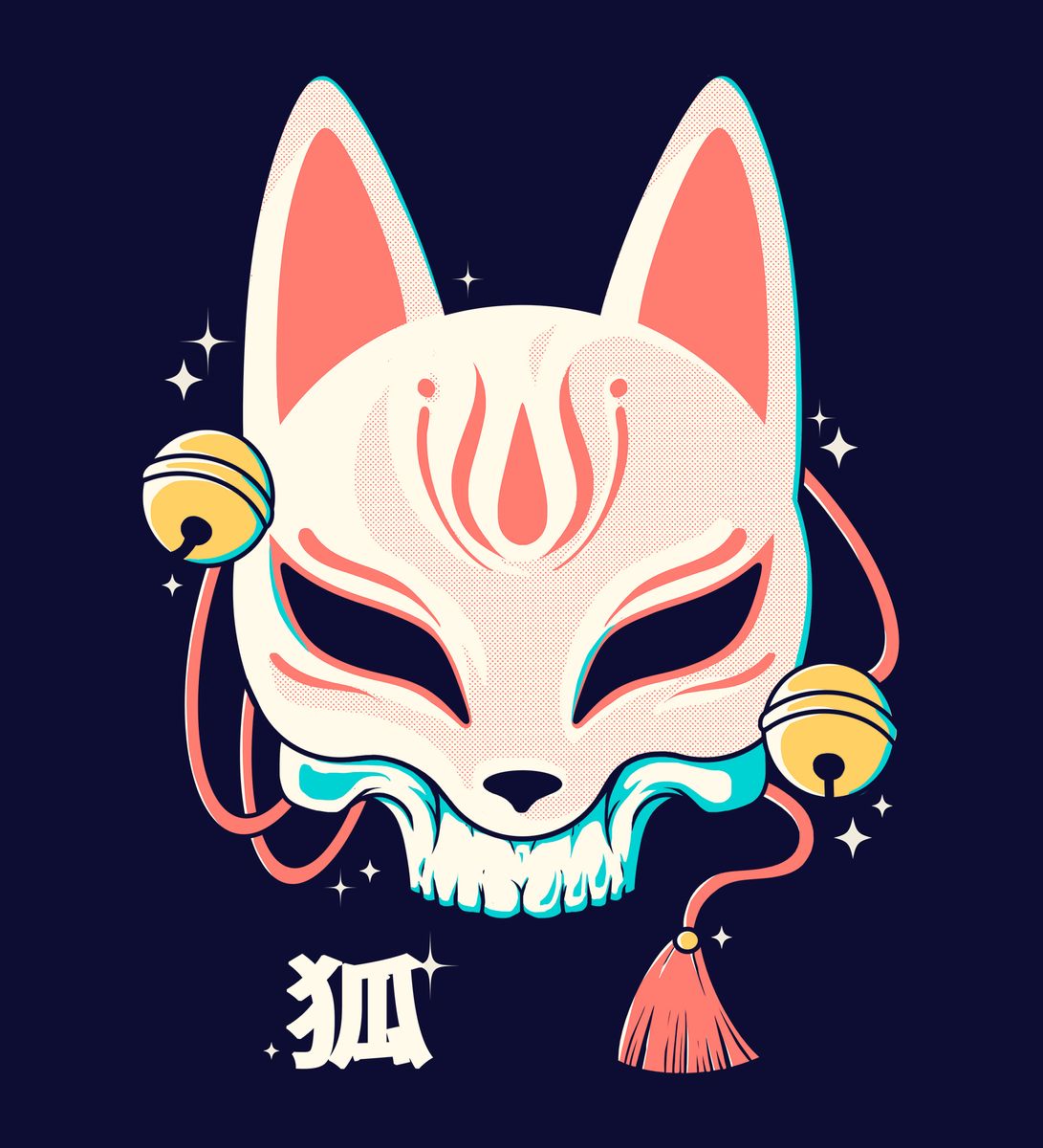 Nome do produto: Kitsune Skull