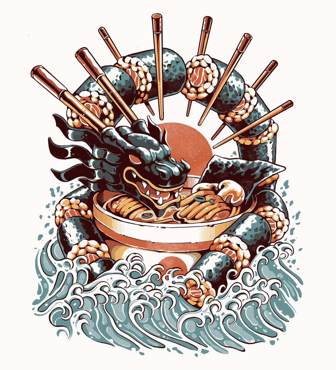 Nome do produto: Ramen Sushi Dragon