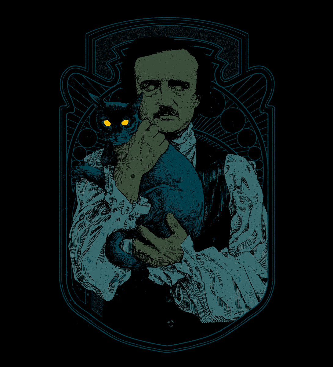 Nome do produto: Poe and black cat