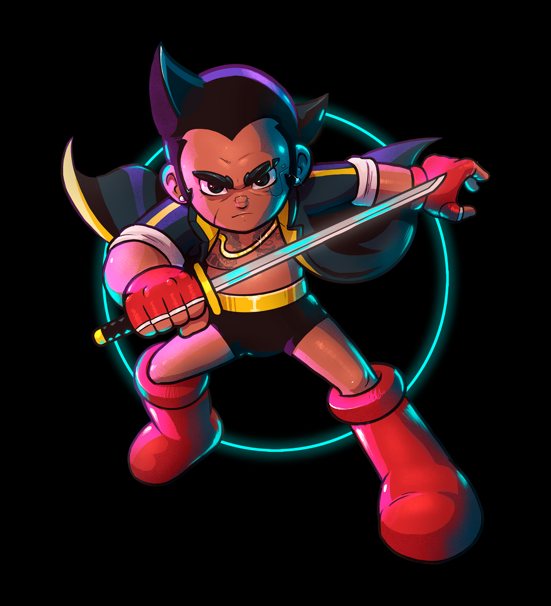 Nome do produto: Cyber Samurai Atom