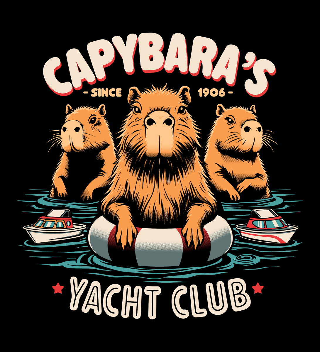 Nome do produto: Capybaras Yatch Club