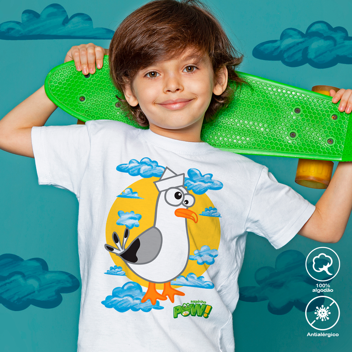 Nome do produto: Camiseta Infantil Marisco