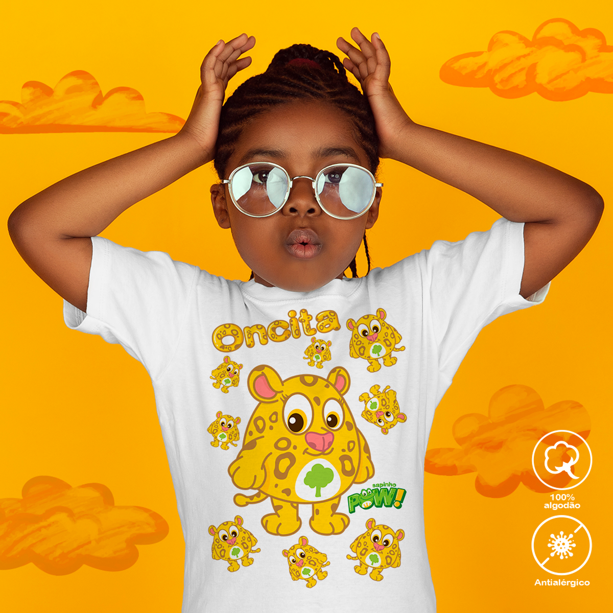 Nome do produto: Camiseta Infantil Oncita