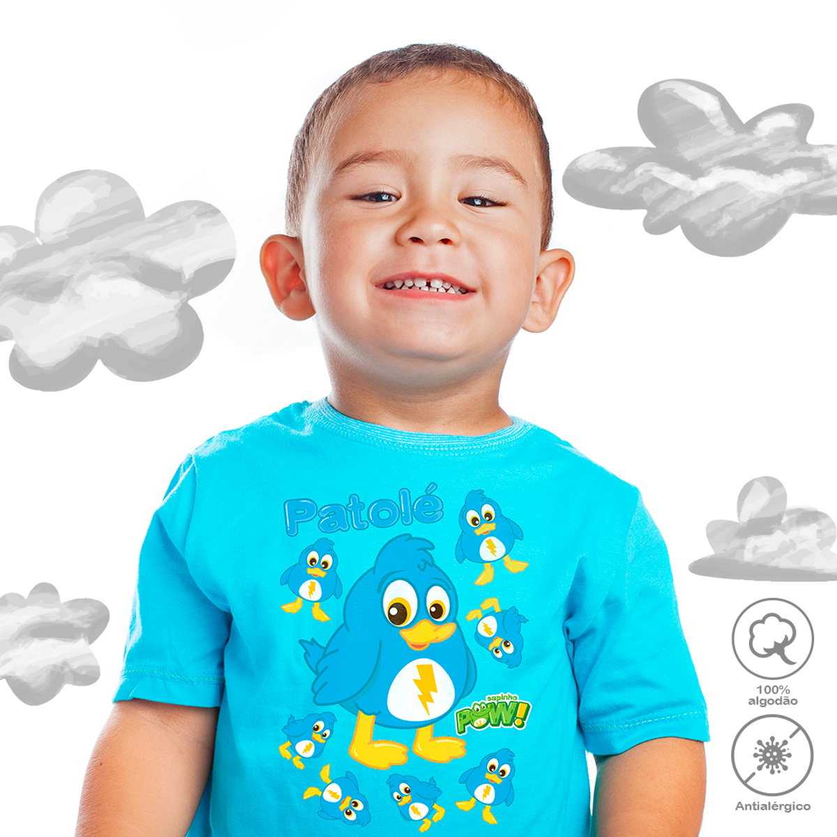 Nome do produto: Camiseta Infantil Patolé