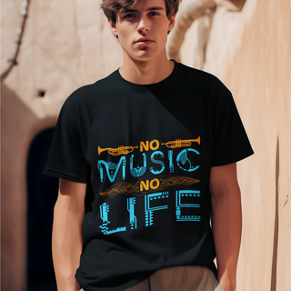 T-Shirt Prime No Music No Life Black