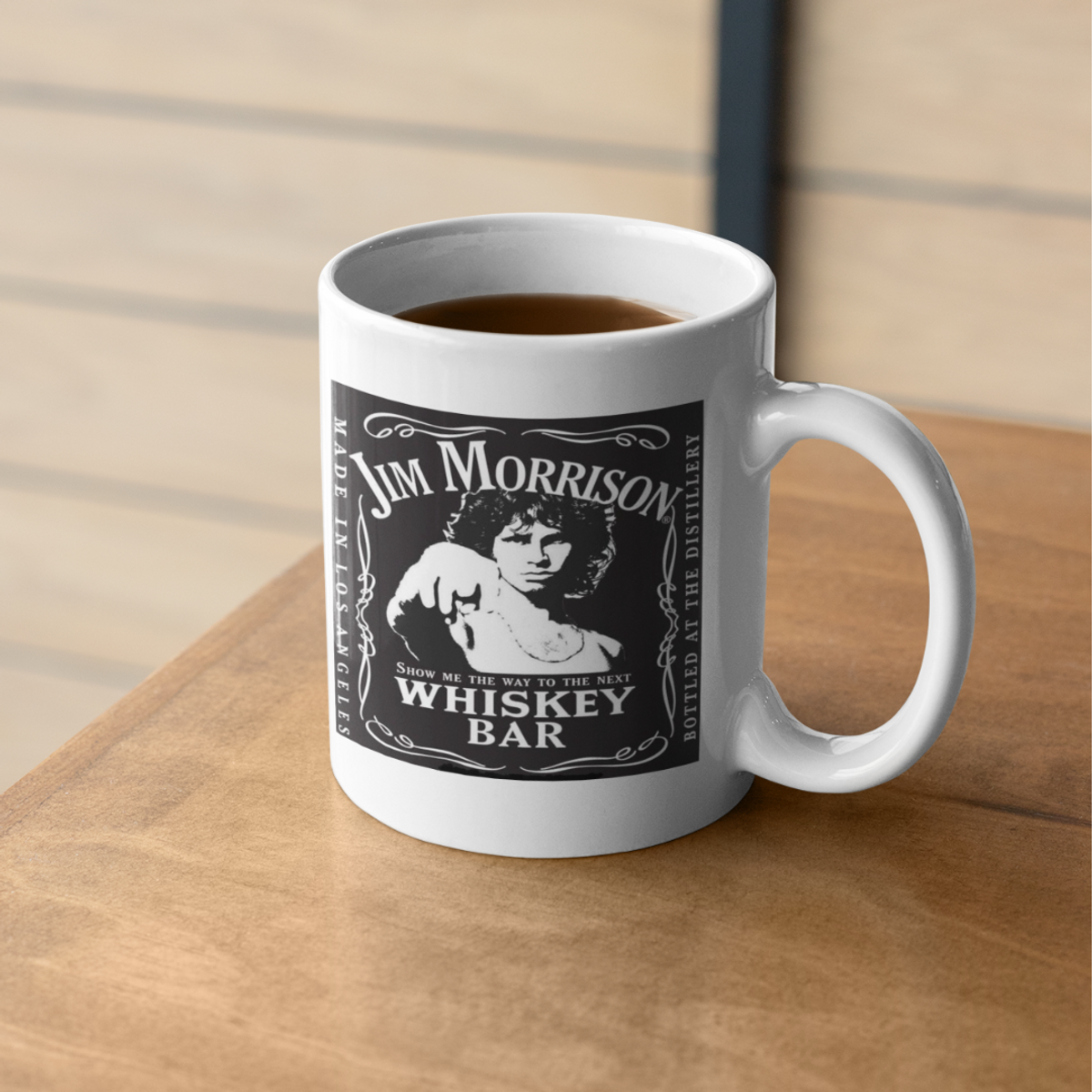 Nome do produto: Caneca Jim Morrison Whiskey Bar
