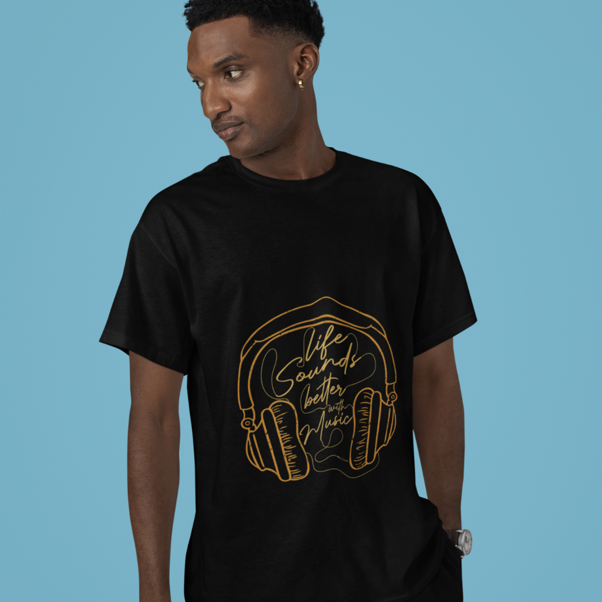 Nome do produto: T-Shirt Prime Life Sounds Better Black
