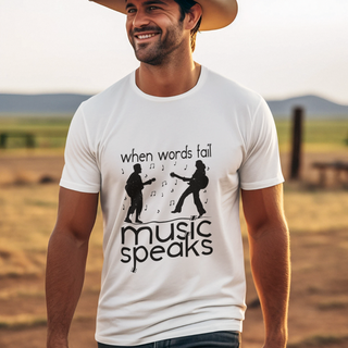 Nome do produto T-Shirt Prime Music Speaks White