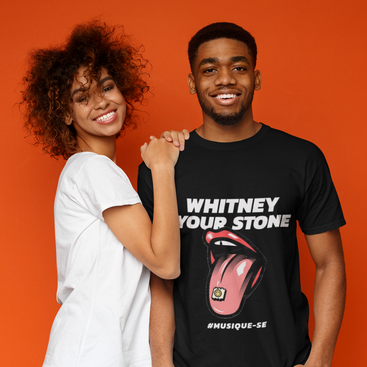 Nome do produto: T-SHIRT QUALITY Whitney Your Stone