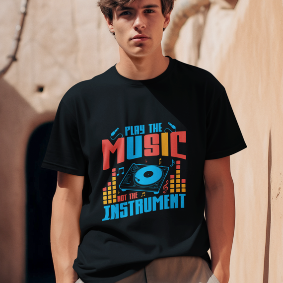 T-shirt Prime Play The Music Black